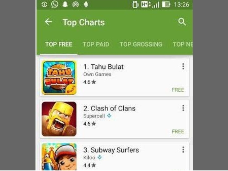 Gara-Gara game Tahu Bulat, COC mah lewat!