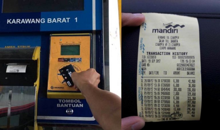 Akibat tidak tahu saldo e Toll pengendara ini musnah usai putar balik di tol pengalamannya jadi pelajaran buat yang lain