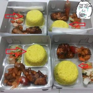 Beli makanan dari online shop, pria ini kecewa saat lihat bentuk nasinya tidak sesuai dengan yang dipesan