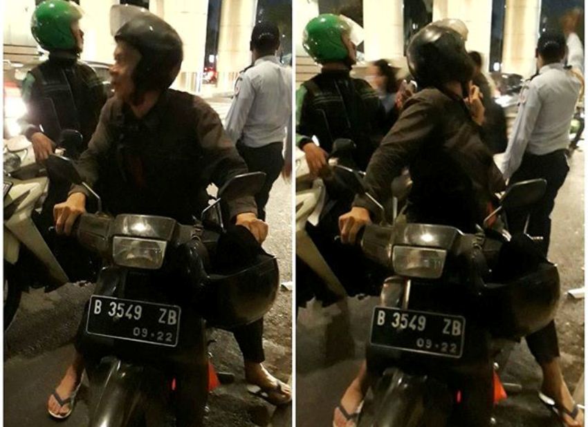 Bermodalkan sandal jepit dan motor tua, kisah kakek driver ojek konvensional ini mengiris hati