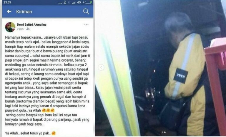 Mengharukan anak hampir dibunuh hingga kaki istri diamputasi karena sakit kisah kakek driver ojol ini bikin sedih 2