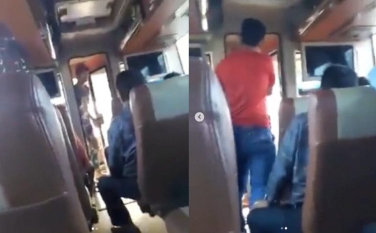 Pengamen di bus ini marahi penumpang karena gak mau ngasih uang kejadian selanjutnya teu disangka