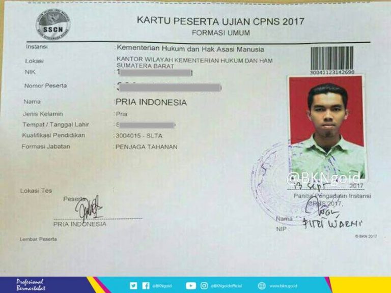 Peserta SKD CPNS Kemenkumham ini gak perlu tulis jenis kelamin dan warga negara di namanya juga udah jelas kok 2