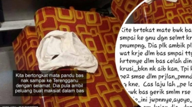 Sopir bis temukan benda ini di kursi belakang ternyata penumpang habis lakukan ini