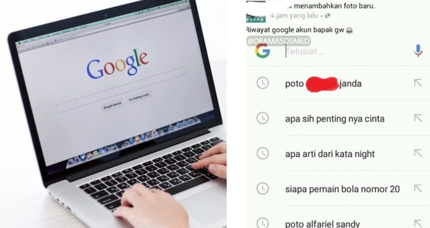 Tercyduk! Anak ini bongkar history pencarian Google ayahnya, no 1 bisa bikin rumah tangga hancur