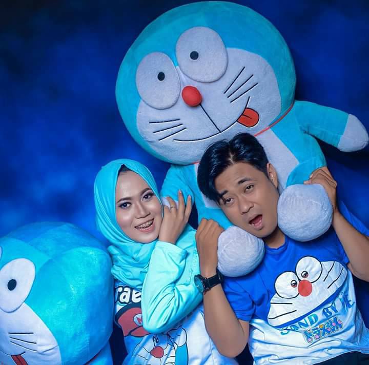 17 Foto  Pernikahan  Tema Doraemon  Arka Gambar