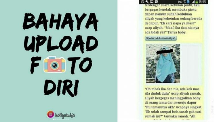 Akun ini ajak para wanita berhijab untuk tidak pasang foto selfie di sosmed alasannya bikin ngeri