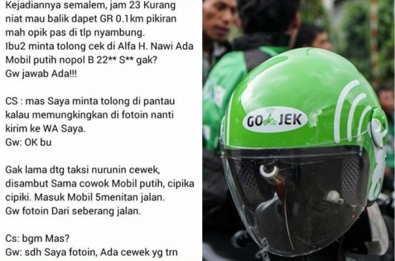 Bak di film James Bond driver ojol ini diminta buntuti suami customernya 1