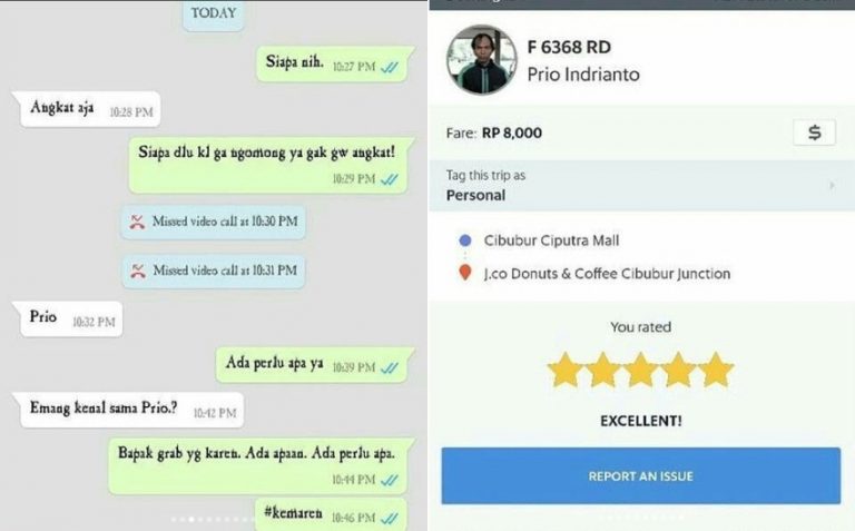 Dari awal order sudah terasa aneh isin pesan driver ojol ke calon penumpangnya ini bikin wanita takut 1