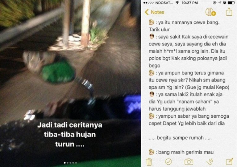 Diantar ojol saat gerimis penumpang wanita ini bagikan kisah yang bikin baper 3