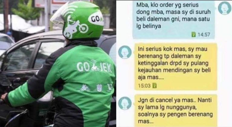 Diminta belikan dalaman wanita oleh customer nya driver ojol ini malu sekaligus gak enak gimana ngomongnya nanti min