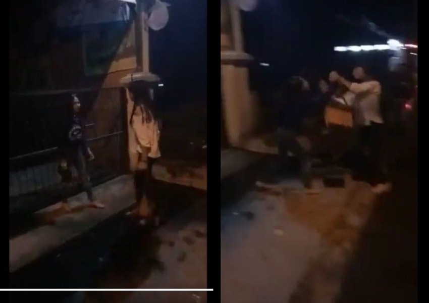 Dua waria ini ribut di jalan rebutan siapa paling cantik, netizen malah salfok sama suara ini!