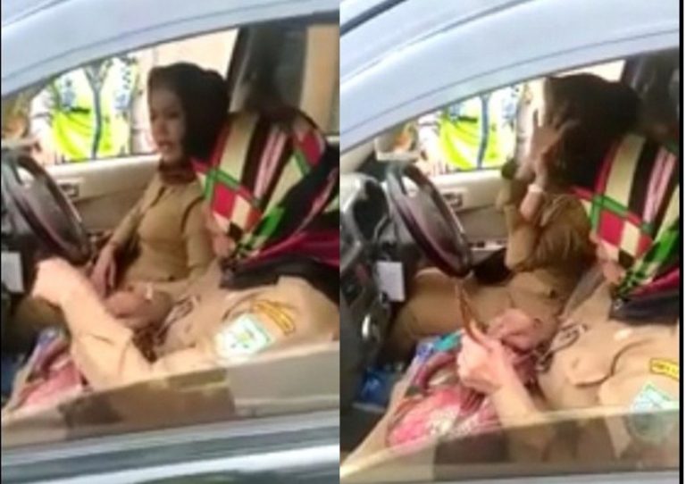 Kabur hingga sengaja serempet polisi kelakuan PNS cantik yang kena razia ini bikin geram si ibu ngapain keluyuran di jam dinas