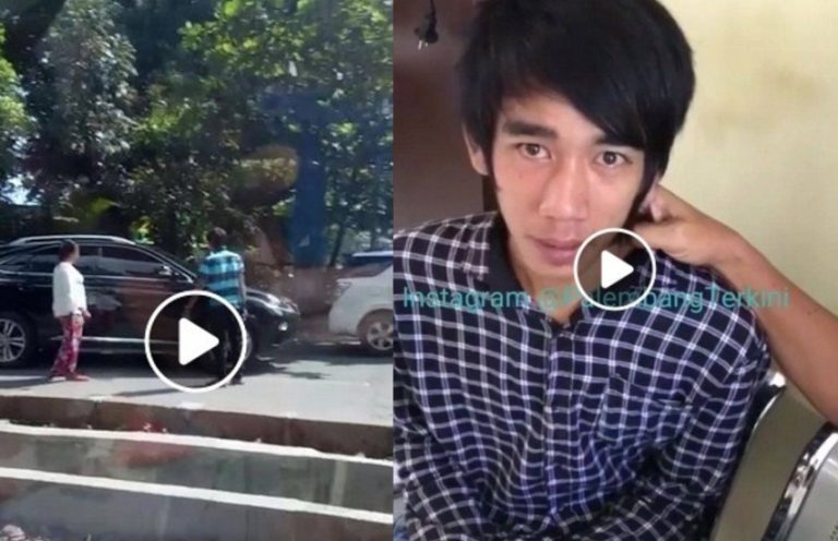 Marah sambil acungkan benda tajam ke ibu ibu sopir angkot ini bercucuran air mata saat ketemu polisi 3
