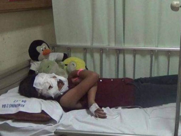 Siram cucunya dengan minyak panas nenek Kosiah ditetapkan sebagai tersangka
