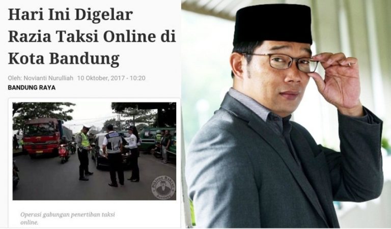 Viral transportasi online di Bandung dilarang dan akan diadakan razia begini curhatan netizen ke Gubernurnya 1