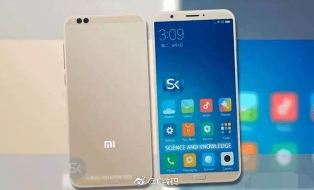 Xiaomi Mi 6C dibekali Layar FullView dan Kamera Ganda