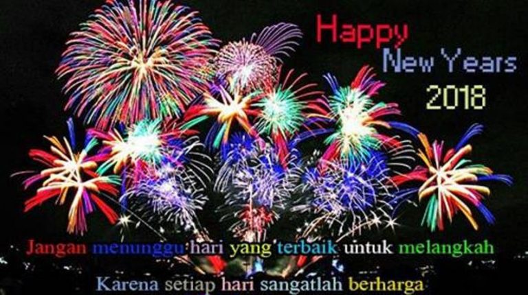 30 kata ucapan selamat tahun baru 2018 terbaru dan penuh makna happy new year