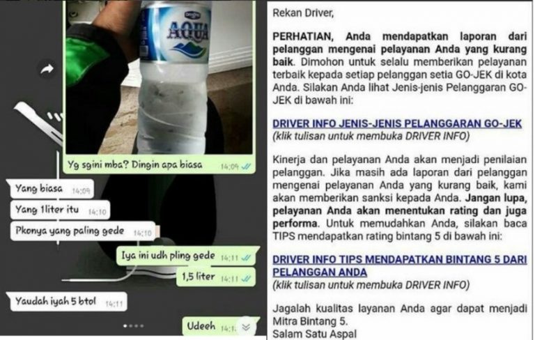 Dituduh naikkan harga air mineral driver ojol ini hampir kena suspend tingkah kustomernya bikin kesel