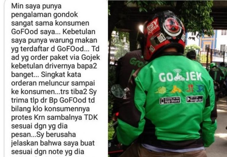 Driver ojol ini kena marah customer gara gara sambal matah reaksi pemilik restoran gak di sangka