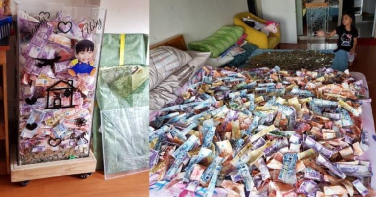 Menabung di rumah selama 1 tahun jumlah uang yang didapat keluarga ini luar biasa