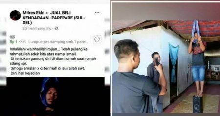 Posting foto bunuh diri hoax di FB remaja asal Pare Pare dibekuk polisi