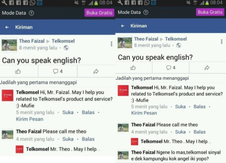 So soan komplain pakai bahasa Inggris ke Telkomsel ending dari keluhan ini bikin kesal