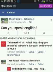 So soan komplain pakai bahasa Inggris ke Telkomsel, ending dari keluhan ini bikin kesal