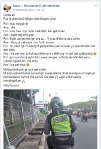 Tilang pengendara yang melanggar peraturan, oknum polisi ini malah diberi pertanyaan menohok gara-gara hal ini