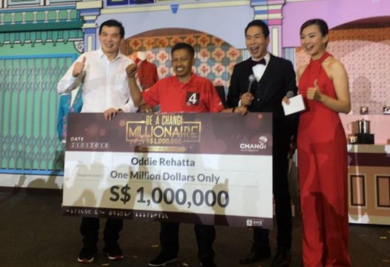 Dapat rejeki nomplok turis Indonesia menang undian Rp 10 miliar di Bandara Changi