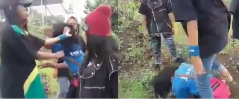 Gadis ini jadi korban bully dan penganiayaan sekelompok anak punk videonya bikin geram