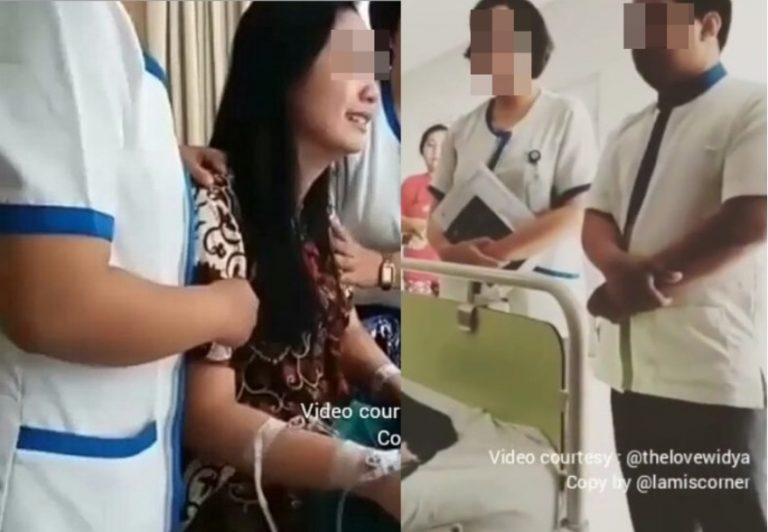 Pasien cantik ini nangis sambil ditenangkan dua wanita yang dilakukan perawat pria bikin geram pecat aja