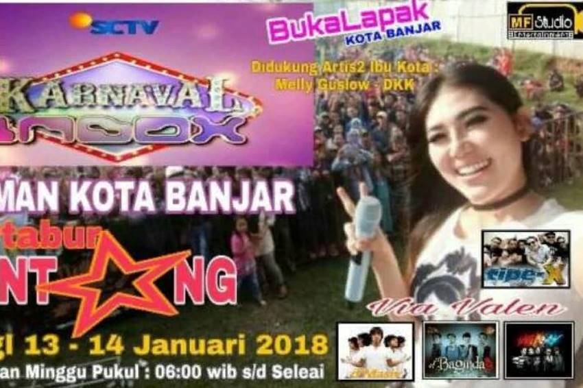 Puluhan artis ibu kota bakal meriahkan acara Karnaval Inbox SCTV di KOta Banjar