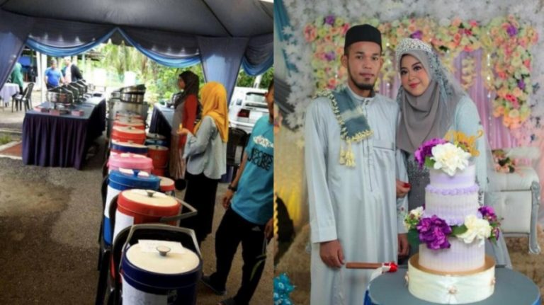 Sediakan 10 jenis nasi untuk 2.000 undangan pasangan pengantin ini rela kenakan pakaian sederhana
