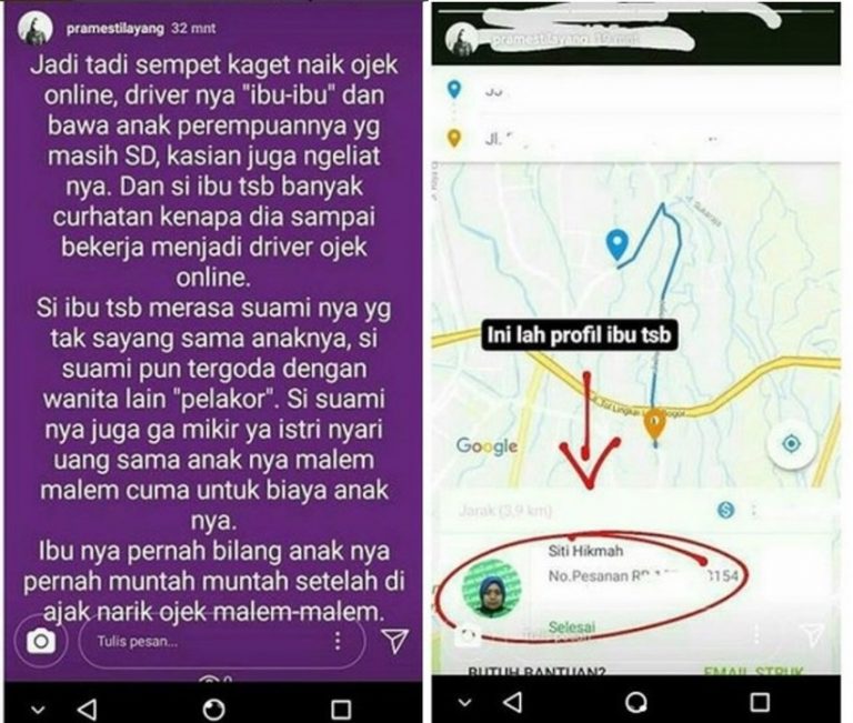 Suami direbut pelakor ibu ini terpaksa ajak anak narik ojek online