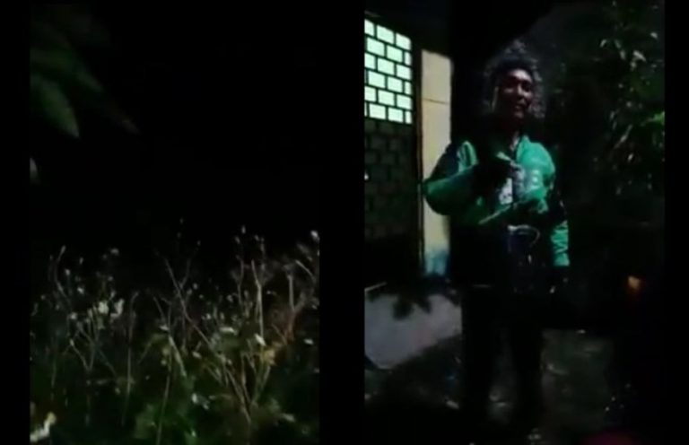 Bikin bulu kuduk bergidik driver ojol ini nyasar ke semak belukar saat antar pesanan Gofood