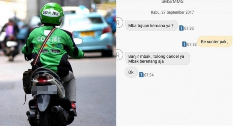 Dapat orderan driver ojol ini malah nyuruh calon penumpangnya berenang dikira mermaid kali ah
