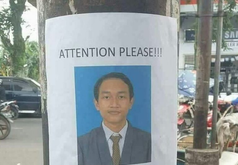 Dikira poster orang hilang saat dilihat lebih dekat poster di tiang listrik ini bikin kesel