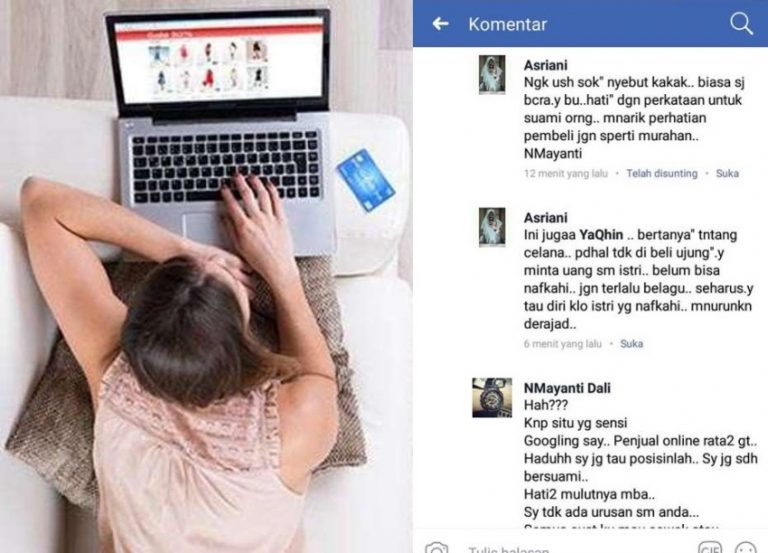 Gara gara panggil kakak ke suaminya penjual online ini kena semprot sang istri