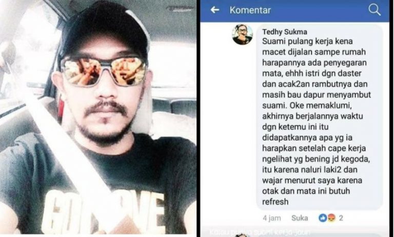 Ngeluh pulang kerja ketemu istri bau dapur pria ini bikin wanita naik pitam