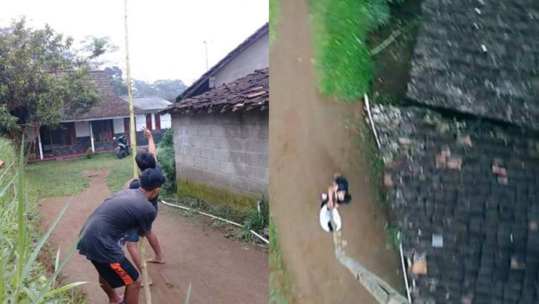 Selfie dua pria dari ketinggian tanpa Drone ini viral benda yang dipakainya untuk foto bikin takjub kreatif abis