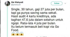 Habiskan uang hingga Rp 47 juta per bulan untuk kopi, kisah orang misterius ini viral