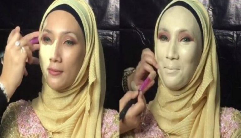 Awalnya meragukan hasil makeup wanita ini bikin terkagum kagum