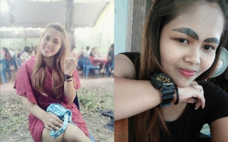 Bukannya jadi lebih cantik tampilan wanita ini justru jadi aneh setelah sulam alis