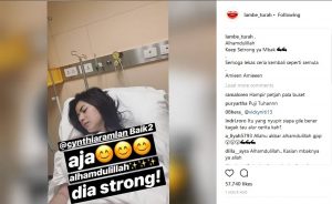 Lakukan adegan, tubuh Cynthia Ramlan nyaris terlindas mobil di lokasi syuting