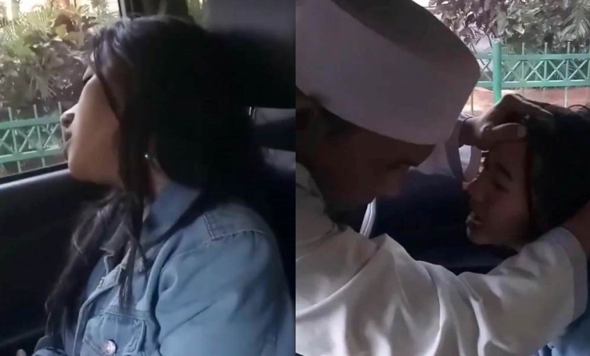 Dirasuki makhluk gaib, video aksi driver taksol 'sembuhkan' penumpangnya yang keserupan ini viral