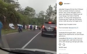 Kembali terjadi, sebuah minibus alami kecelakaan di Tanjakan Emen