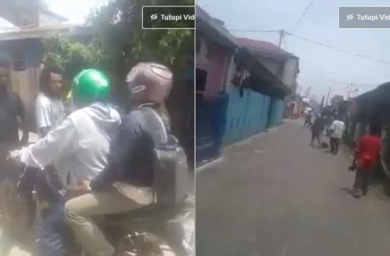 Tanyakan alamat dua kurir di Papua ini malah dihujani pukulan oleh warga