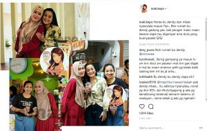 Sempat viral dan hebohkan publik, kini Bu Dendy berteman dengan artis