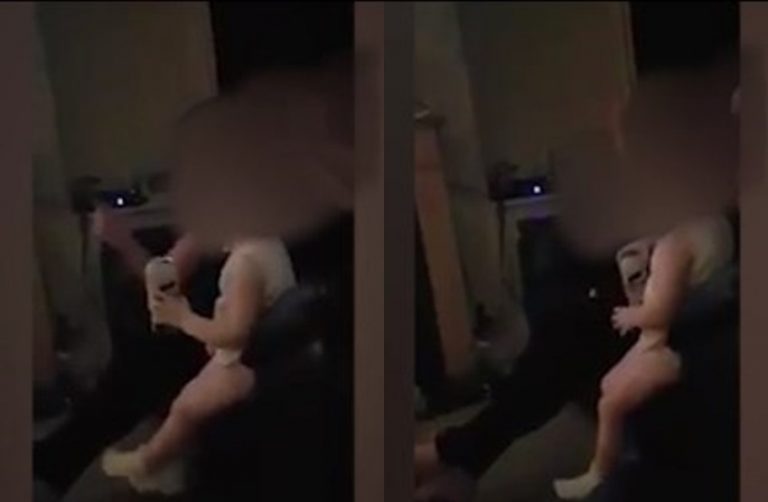 Bocah 2 tahun ini diberi minuman beralkohol oleh sang ibu aksinya bikin geram